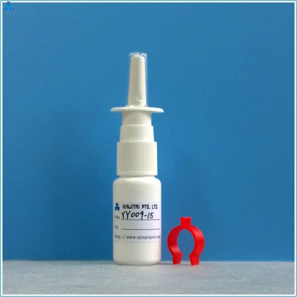 20mm Crimp on Nasal Spray Pump Nose Sprayer Pharmaceutical Packaging for OTC 100mcg Metered Dosage