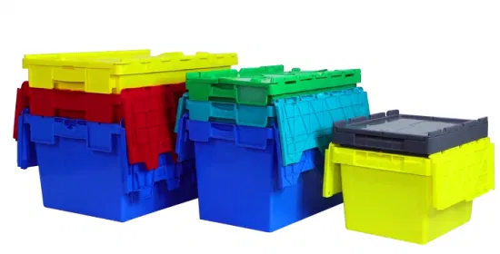 Contenitore in plastica impilabile per magazzino per l'industria farmaceutica logistica al dettaglio all'ingrosso