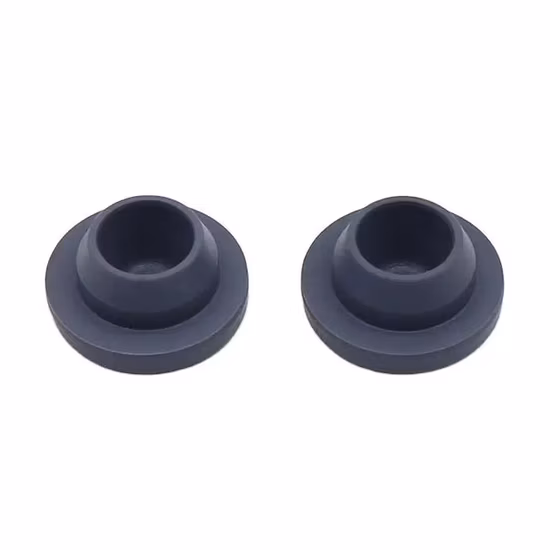 tappo in gomma borominata in silicone di grado farmaceutico da 13 mm 20 mm 28 mm per fiala di vetro per iniezione